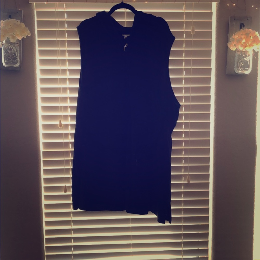 Avenue Black Swimsuit Cover w/ Hoodie